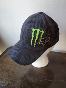 Gorra Fox Racing Monster Energy Collab Ricky Carmichael 4 Flexfit S/M Motocros - Imagen 1 de 8