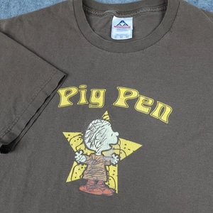 Camisa de Colección Peanuts Pig Pen Para Hombres XL Camiseta Gráfica de Dibujos Animados Estilo Charlie Marrón - Imagen 1 de 12