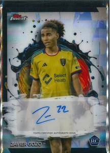 2024/25 Topps Finest MLS #BA-ZG Zavier Gozo Autograph - Picture 1 of 2
