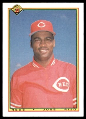1990 Bowman Jose Rijo Cincinnati Reds #45 - Image 1 of 2