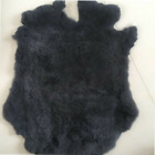 Real Rabbit Fur Blanket Rug Pelt Throw Fur Blanket Carpet Cosy Suitable 8-14''