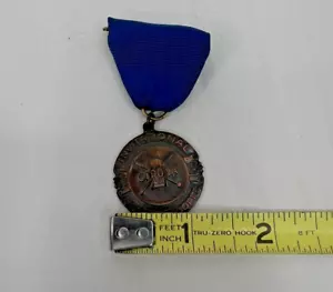 Corona California Invitational Band Jamboree Award Metal Blue Ribbon - Picture 1 of 3