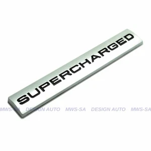  Emblem Metall Abzeichen ☆SUPERCHARGED☆ Heckklappe Land Rover Range Rover Sport + - Bild 1 von 4
