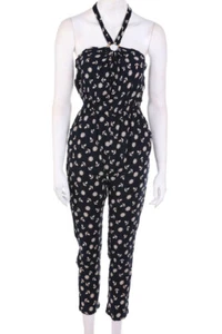 No Label Jumpsuit Print D 34 navy blue - Bild 1 von 2