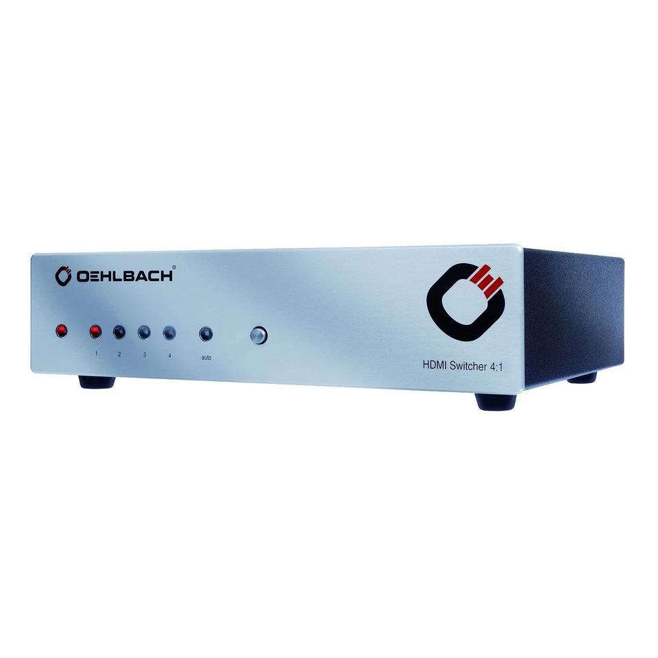 OEHLBACH 6041 MODEL 4100 4:1 PREMIUM HDMI-Switch XXL-Series 4IN 1Out Full-HD 3D - Bild 1 von 1