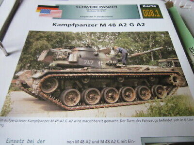  Militärfahrzeuge Archiv Panzer 8.1 M 48 A2 G A2 Deutschland, USA 4S • 4.40€