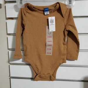 Baby 3- 6 Months Onzie Long Sleeve Brown  - Picture 1 of 4