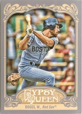 Wade Boggs 2012 Topps Gypsy Queen MLB Baseball Card #248 Boston Red Sox - Image 1 of 2