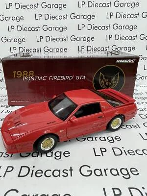 GREENLIGHT 1988 Pontiac Firebird GTA Red with Black Interior 1:18 Diecast - Image 1 of 4