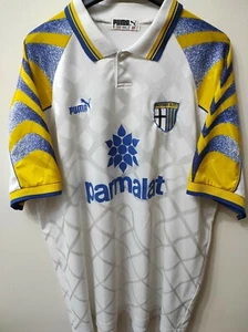 AC PARMA 1995-1997 Parmalat camiseta shirt trikot maillot maglia - Picture 1 of 8