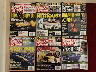 Vintage Magazines SUPER STOCK & DRAG ILLUSTRATED 1996 x 6 Jan-June Vol 33 No1-6 - Imagem 1 de 4