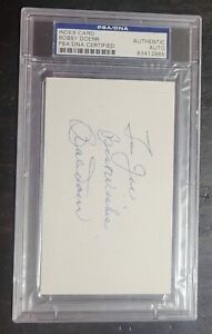 BOBBY DOERR  AUTOGRAPHED INDEX CARD 3X5 HOF BOSTON RED SOX 🔴🔥READ🔥🔴