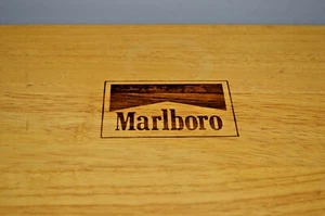 1996 Marlboro Wood Box Poker Chip Set (NICE) - Picture 1 of 3