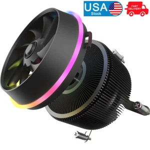 Aigo Shadow Pro ARGB PC CPU Cooler PWM LED SYNC CPU Quiet Fan Heatsink For LGA - Afbeelding 1 van 6