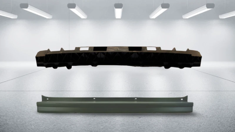 Genuine Volkswagen Crafter Rear Bumper (no Parking Sensor Holes) 7C08079839B9