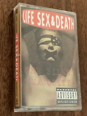 LIFE SEX & DEATH - THE SILENT MAJORITY - Cassette tape album - USA import.  RARE - Image 1 of 4
