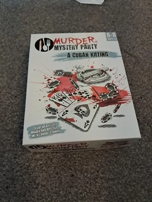 Murder Mystery Party A Cuban Killing Brand New 6-8 Players Dinner Party Game - Image 1 of 4