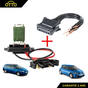 Megane II de 2002 à 2008 Module de resistance chauffage Rhéostat + faisceau - Photo 1/10