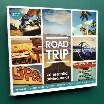 ROAD TRIP Rock Pop 3x CD (Essential Driving Songs) Lynyrd Skynyrd a-ha Cher Cars - Image 1 of 4