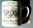 1987 tasse à café Walton Indiana Martin Brothers Seed 50th Anniversary VINTAGE----