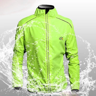 Moda Deporte Ciclismo Bicicleta Bicicleta Abrigo Hombres Manga Larga A Prueba de Viento Jersey Chaqueta Foto 1 de 4