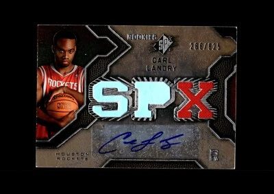2007-08 SPx Jersey Autograph #118 Carl Landry RC 286/825 Houston Rockets - Image 1 of 2