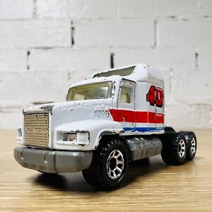 Mack Ch600 White Red Blue #49 MB202 1992 White Rose Collectibles Convoy