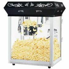 Great Northern Popcorn Black Foundation Popcorn Popper Machine, 6 Ounce