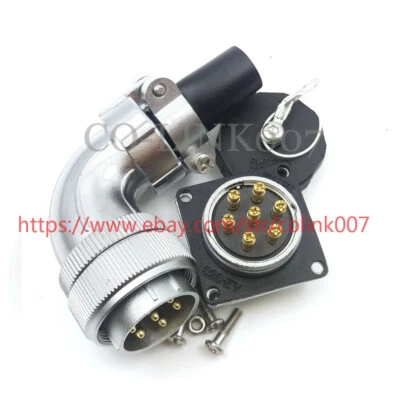 WEIPU WS28 7Pin Crimp Connector, 25A Aviation Bulkhead 7 pin Electric Connector  - Image 1 of 4