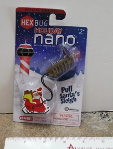 HexBug Holiday nano Pull Santa's Sleigh (Newton Series) NEW FREE SHIP! - Picture 1 of 3