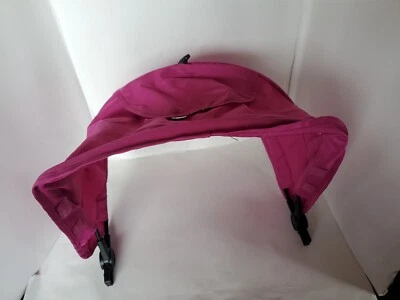 Carrinho Baby Trend Stealth Jogger Single Canopy Hood Viseira Magenta #TJ30613. - Imagem 1 de 4