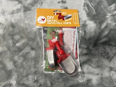 RENTACOOP HÁGALO USTED MISMO AUTO-RELLENAMIENTO TAZAS DE METAL "A PRUEBA DE MASTICAR" PEQUEÑOS ANIMALES MASCOTAS AGUA ALIMENTO Foto 1 de 4