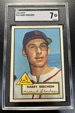 1952 Topps #263 Harry Brecheen SGC 7 NM St. Louis Cardinals SETBREAK PMJS
