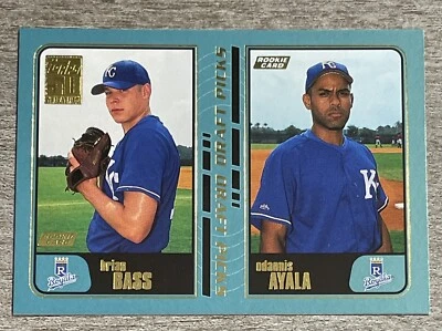 Brian Bass Odanis Ayala 2001 Topps Draft Picks Rookie Royals #747   *I422* - Image 1 of 2