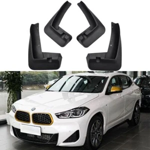 Mud Flaps Mudguards Fenders Splash Guards Black Fits for BMW X2 2018-2023 Black - Picture 1 of 12