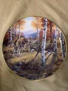 THE FRANKLIN MINT AUTUMN GLADE BY JL WHITING LIMETED EDITION COLLECTORS PLATE - Picture 1 of 2
