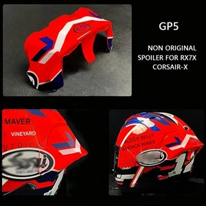 Non original Rear Trim Helmet Spoiler For ARAI GP5  RX7X RX-7X Corsair-x RX7 GP - Picture 1 of 11