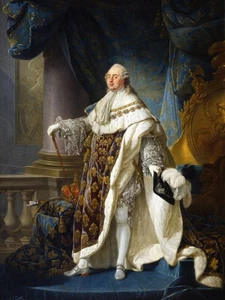 Louis XVI, King of France and Navarre 1789 Painting Art Poster CANVAS Print - Picture 1 of 3