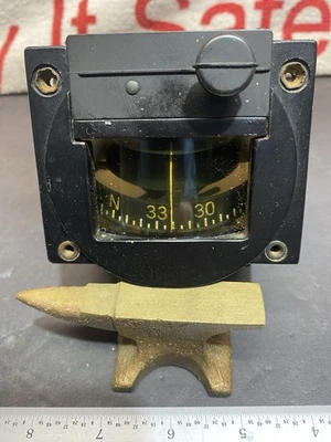 Brújula magnética de aviación militar para aviones AN 5732-1 de colección 1821-1-A Foto 1 de 4