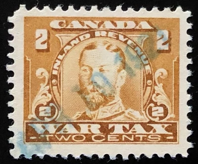 Canada 1915 KGV 2c War Tax Inland Revenue Stamp XF Used - Image 1 of 3