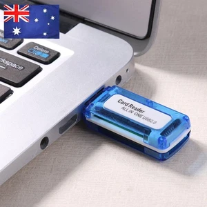 4 in 1 Memory Card Reader USB 2.0 All in One Cardreader for Micro SD TF M2 - Zdjęcie 1 z 8
