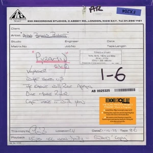 The Alan Parsons Project Pyramid 'Work in Progress' (RSD 2024) (Vinyl) - Picture 1 of 1