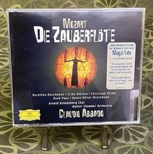 MOZART: Die Zauberflote ABBADO ROSCHMANN MOKLOSA STREHL Magic Flute-2 CD Box Set - Imagen 1 de 3