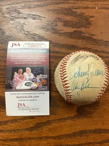 Howard Johnson + andere signierter Rawlings NL Ball JSA authentifiziert CM597 - Bild 1 von 5