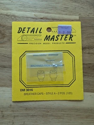 DETALLE MASTER 1:24-25 DM3016 ALUMINIO RESPIRADOR TAPAS ESTILO A 2 PIEZAS SIN USAR, EN CAJA (KS96) Foto 1 de 2