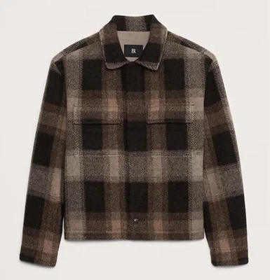 Nueva chaqueta a cuadros Banana Republic para hombre talla XL Foto 1 de 4