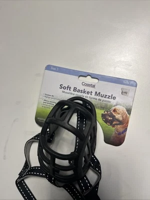 Coastal - Bozal de canasta suave, negro, 03 Foto 1 de 4