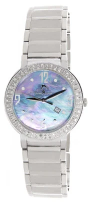 Reloj pulsera Techno Master para mujer esfera perlada acero inoxidable TM-2095 35 mm Foto 1 de 2