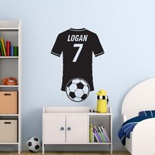 Personalized Soccer Wall Decal Custom Name Football Sticker Football Sticker