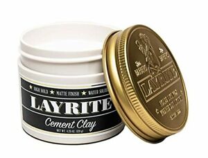 Layrite Cement Clay 4.25oz High Hold Matte Finish Hair Styling Wax